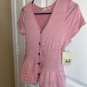 NWT Pink Casual Shirt
